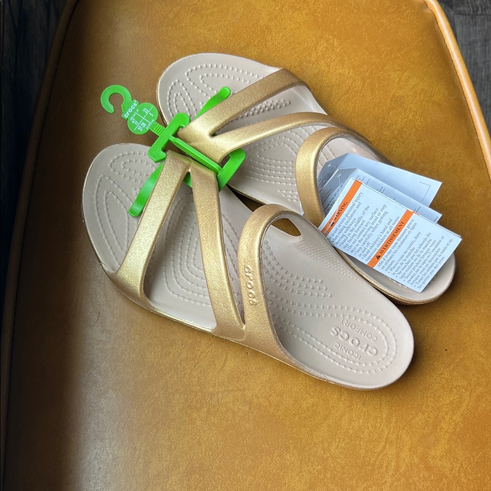 CROCS Gold Women's Sandals
